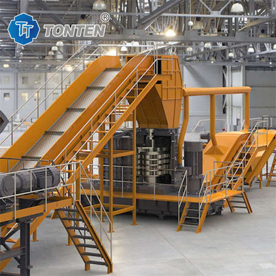 Freezer Home Appliance Electronic Scrap Shredders Waste Recycling Production Line