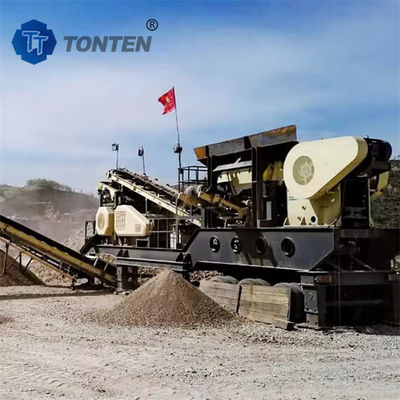 Mobile Rock Stone Crusher Plant Portable Quarry Crushing Line